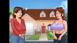 Funny mom with big boobs stars in comedy show