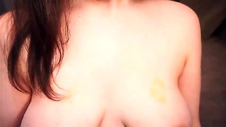 Beautiful brunette with big boobs jerk off instrucions