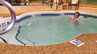 Masturbating with a Back Massager