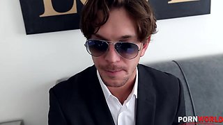 An Actor's Busty Choice - Banging Her Big Tits Makes Him Cum