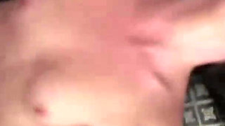 Small titted brunette gets screwed at the casting