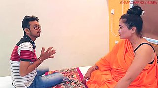 Hot Indian Sanyasini Monk First Time Sex with Hotel Manager - Desi Bhabhi Fingering & Blowjob