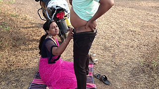 Cute Kavita Bhabhi Fuck with Boyfriend Tatya Cheating on Husband in Jungle