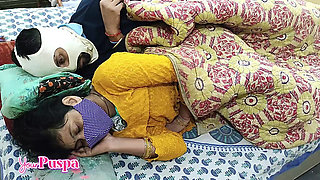 Desi punjabi Saasu Maa fucked with Her naughty Dammad, sasu maa invited for hard fuck