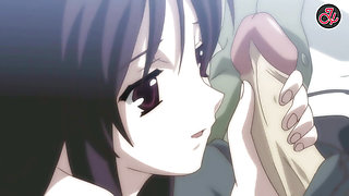 Hentai Uncensored College Girl Jerked off to Her Boyfriend on a Full Bus