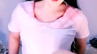 Shy Teen Showing Her Big Boobs Cam