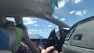 We Wanted To Do A Photo Shoot On The Beach, But Had A Car Bj First 6 Min