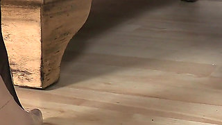 Classic Mature Secretary Mouse Masturbates in Sexy Lingerie