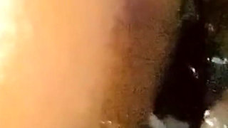 Ebony Housewife Taking a Long Cock Over the Weekend