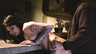 Rough fuck from a robber for MILF X Wife Karen