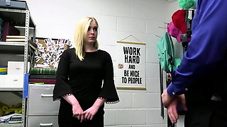 Pilfer4K - Thief Teen Lets Security Officer Have His Way with Her Banging Body