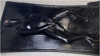 Vacbed + Lube + Bad Dragon Nox Dildo + Wand = Multiple Orgasms For Miss Perversion