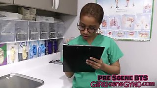 Hot Nurse Aria Nicole Gives Intense Anal Exam in Latex Gloves - HD Medical Fetish