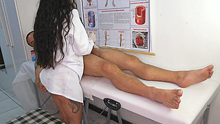 Patient unable to control erection in front of nurse
