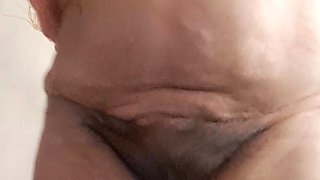 Tidying up One Morning Without Panties