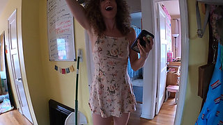 Introducing the Naughty Neighbor Series! Episode 1 Beautiful Crying Jewish Wife Caught Cheating by Her Creepy Neighbor.