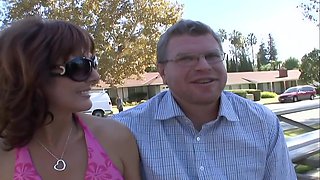 Perverted wife cuckold mind-blowing sex clip