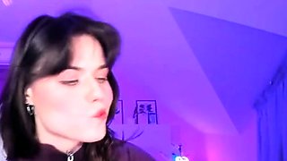 Latex slim super hot teen BDSM toys playing