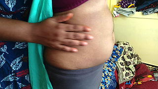 Green colour chudi college student