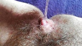 Hairy Pussy Close-Up: Big Clit Wet Compilation in HD