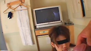 Naughty schoolgirl seduced for a steamy BJ & cumshot