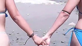 The Best Stepsister Trio on the Beach Homemade - FFM