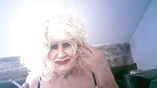 Nasty old skanky tart barmaid, Sarah slut, smokes for you to wank and piss over