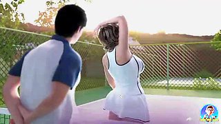 My beautiful tennis partner - Apocalust ep 2 - Big boobs and big ass - Hentai Game