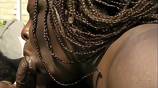 Ebony SBBW crazy sex video