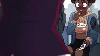 Threesome Sex In The Bus ( Exclusive ANIME ) - Parody
