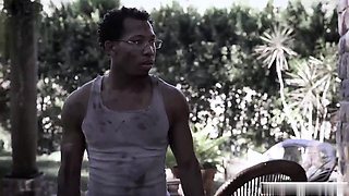 Hot Blonde Get into It with The Ebony Family Helper