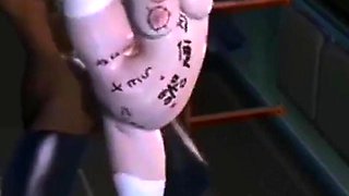 Get Fuck with Hot Chick on the Night Train - 3D Animation V579