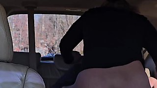 Hubby Creampies Wife in Public Mall Parking Lot
