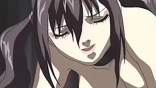 BDSM anime teens enslaved for businessmens pleasure
