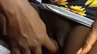 Ebony Teen Fucks Stepdad While Standing