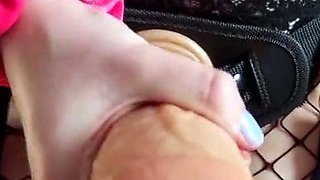 Solo angel enjoys anal masturbation with toys