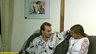 Skinny hairy bush MILF needs rough sex