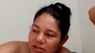 My girlfriend looks beautiful with my cock in her mouth