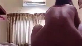 African Girl Riding Dick in the Hotel Room...