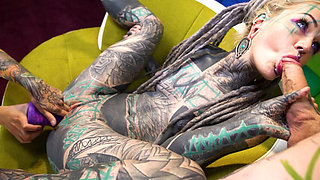 Alt Goth Threesome Anal Gaping Prolapse with Anuskatzz Lily Lu Nikolaz Zpageti Illu Z