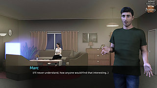 A Ghostly Desire Ep 1 Dayna and Marc Hugged Each Other