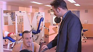 Miss Vanda Joins a Couple of Her Favorite Men in the Gym for Sex - Private Porn Sex Videos
