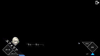 Prison captive girl sucks on the of a man in the visiting room