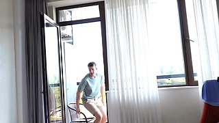 A hot wife is a real slut when cheating on her husband with a bigger cock