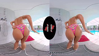 Lola Myluv - By The Pool; Solo Blonde In A Bikini