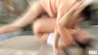 English educator xander anxiously gives college student Angie Lynx what she wants, a decent bang in the ass - reality kings