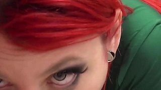 Taylor's Sucking Dick in Black Pantyhose