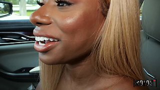 Ebony hot MILF amazing pov video