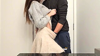 Petite Student Moans in Toilet