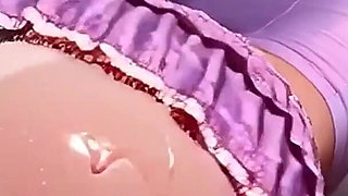 Perfect Pussy Cameltoe Black Lace Panties Teasing JOI